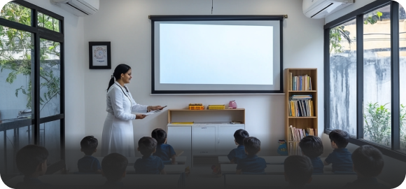 Campus entrance view